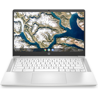 HP Chromebook 14a-nd0005nl AMD 3000 3015Ce 35,6 cm (14") Full HD 8 GB DDR4-SDRAM 128 GB eMMC Wi-Fi 5 (802.11ac) ChromeOS Bianco